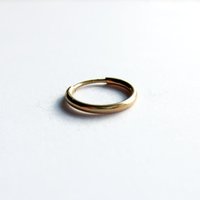 Single 12mm 14K Gold Filled Huggie Hoop Earring ~ The Tiny Tree Frog Jewellery