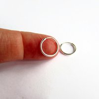 Single or Pair of 12mm 925 Sterling Silver Hinged Huggie Hoop Earrings ~ The Tiny Tree Frog Jewellery