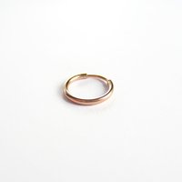 Single 11mm Rose Gold Filled Huggie Hoop Earring ~ The Tiny Tree Frog Jewellery