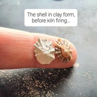 Oxidised Fine Silver Limpet Shell Pendant Necklace ~ Handmade by The Tiny Tree Frog Jewellery