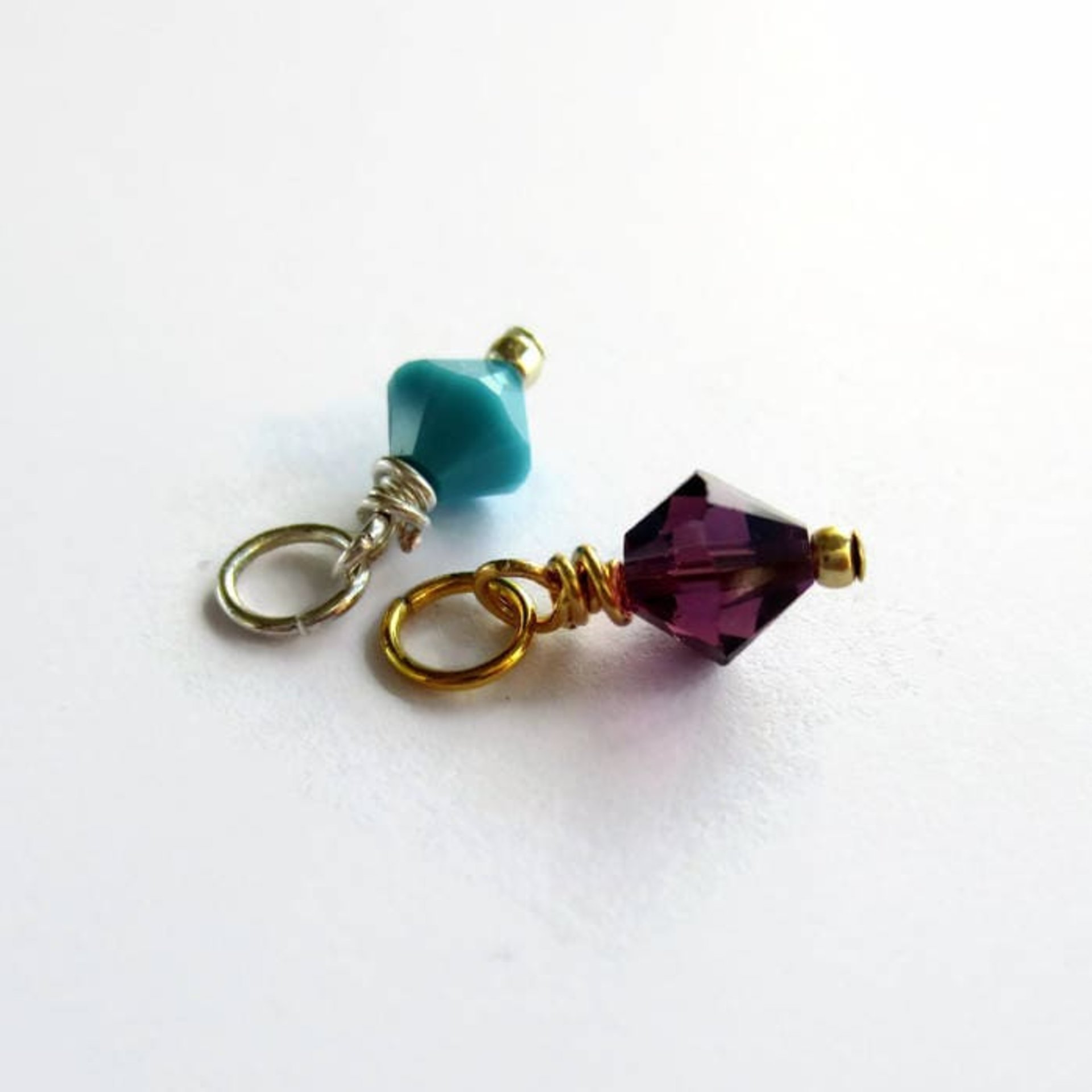 Tiny Crystal Birthstone Charm ~ Handmade by The Tiny Tree Frog Jewellery