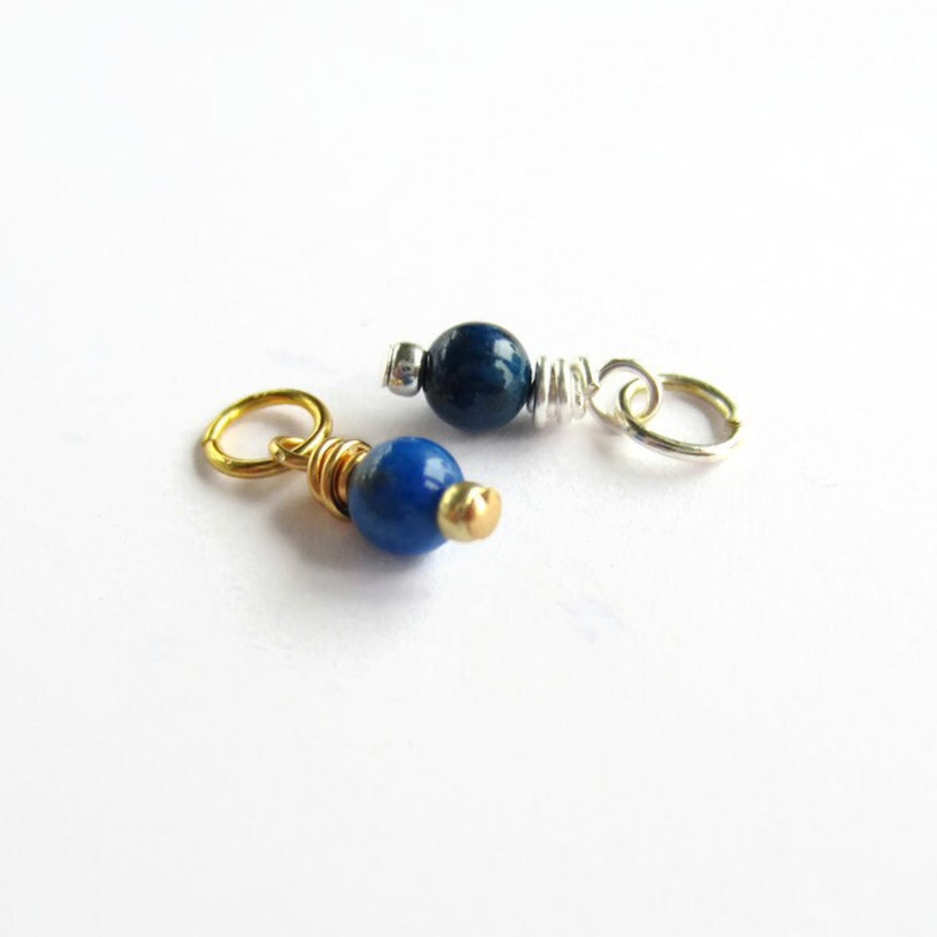 Lapis Lazuli Gemstone Charm ~ September Birthstone ~ Handmade by The Tiny Tree Frog Jewellery