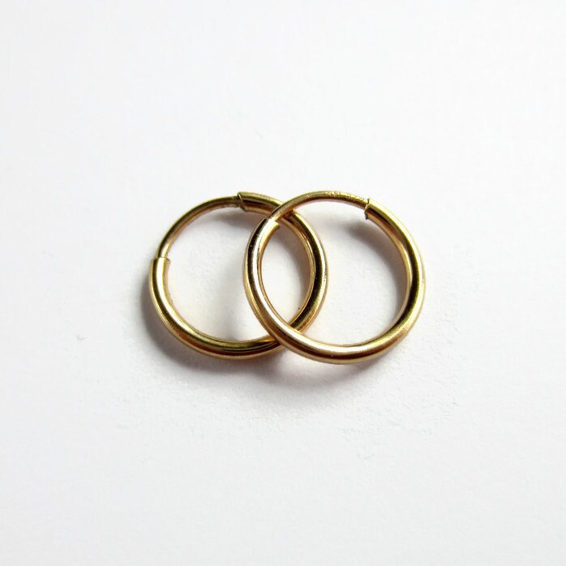 Single or Pair of Small 12mm 14K Gold Filled Huggie Hoop Earrings ~ The Tiny Tree Frog Jewellery